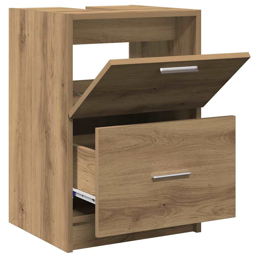 Waschtischschrank Artisan Eiche 40 x 37 x 59 cm Holzwerkstoff