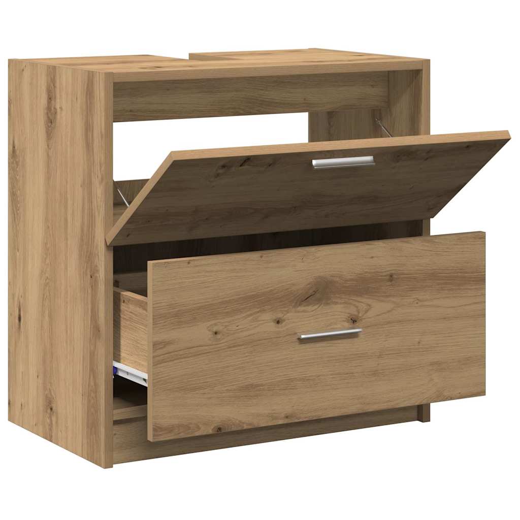 Waschtischschrank Artisan Eiche 59 x 37 x 59 cm Holzwerkstoff