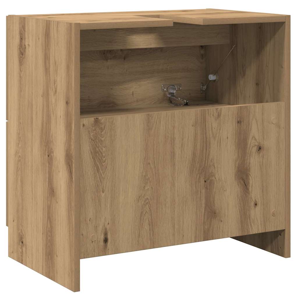 Waschtischschrank Artisan Eiche 59 x 37 x 59 cm Holzwerkstoff