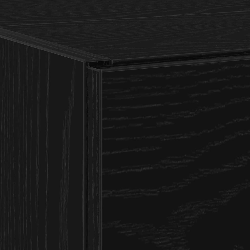 Waschtischschrank Schwarze Eiche 59 x 37 x 59 cm Holzwerkstoff