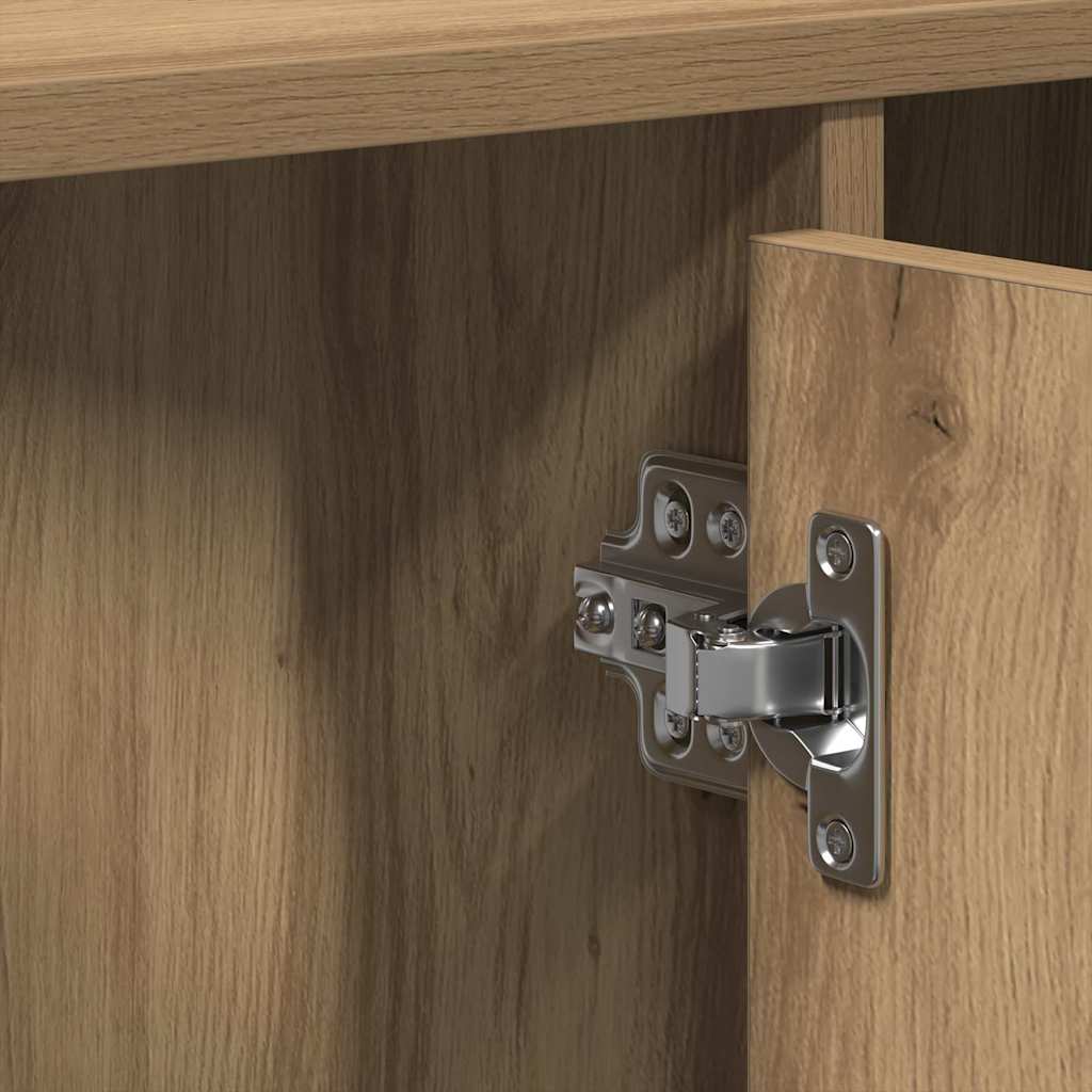 Waschbeckenschrank Artisan Eiche 91 x 35 x 60 cm Holzwerkstoff