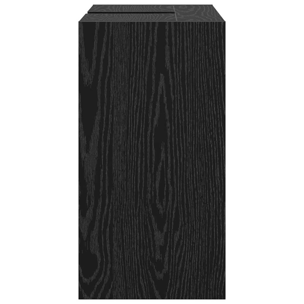 Waschbecken-Schrank mit Speicher Schwarze Eiche 63 x 29 x 55 cm