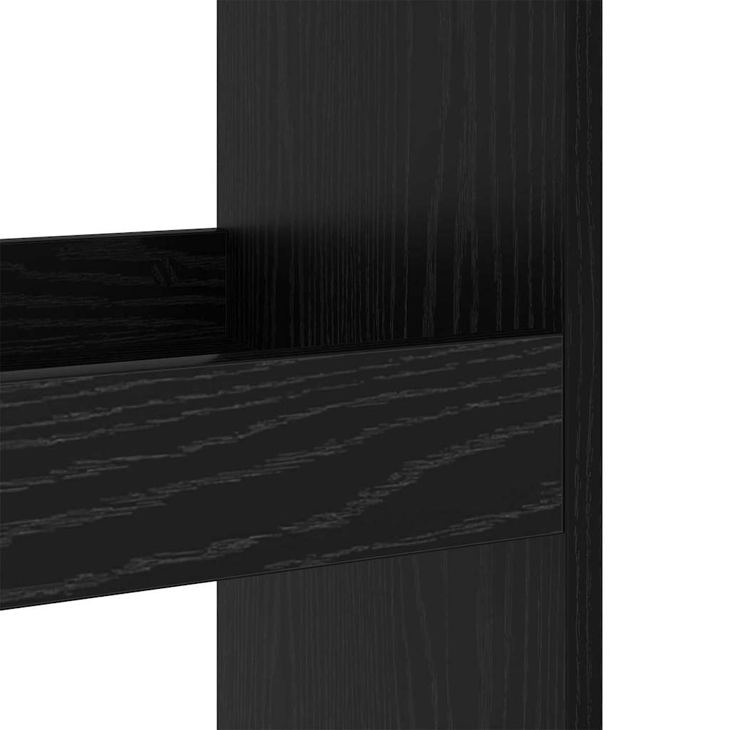 Bartisch Schwarze Eiche 60 x 60 x 100 cm Holzwerkstoff