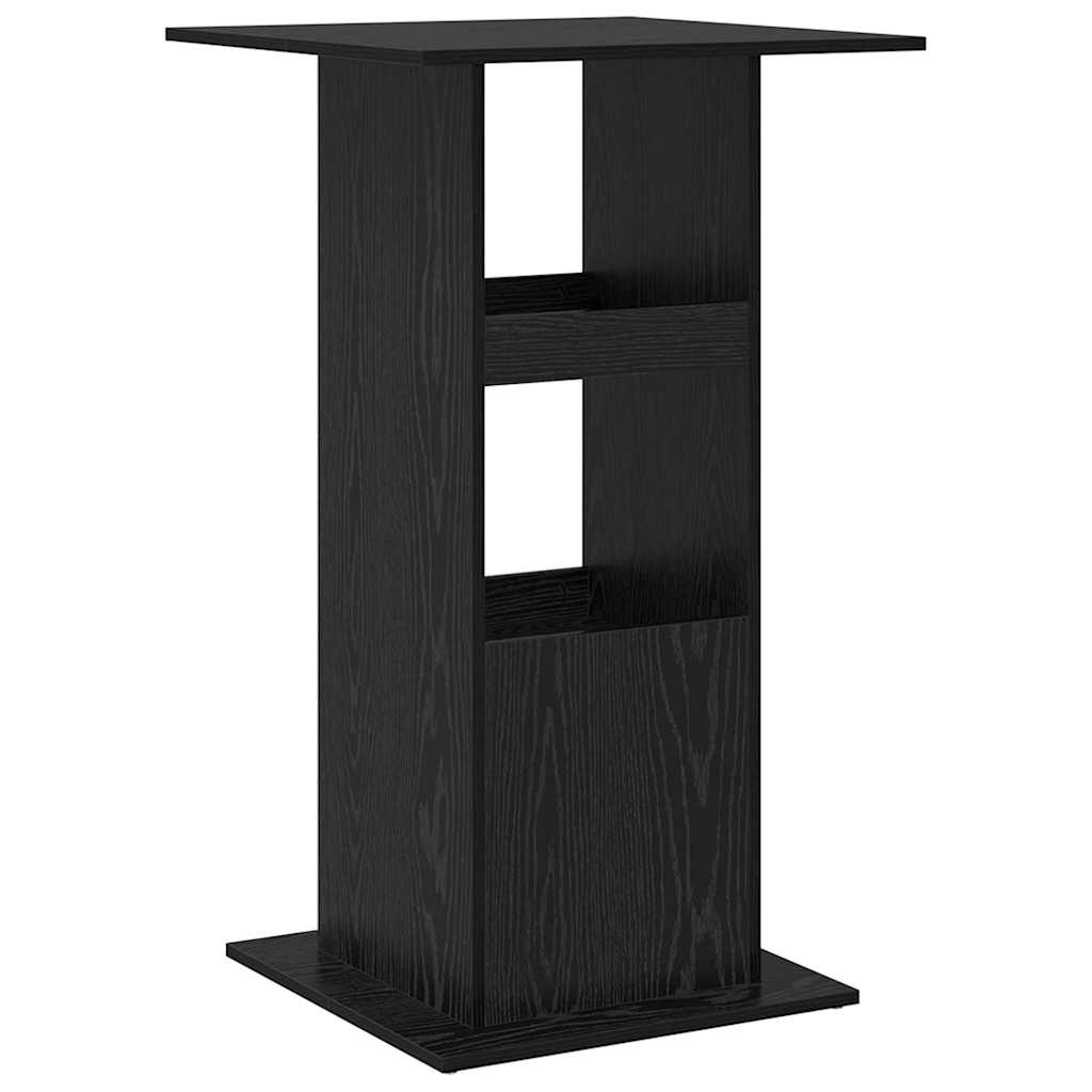 Bartisch Schwarze Eiche 60 x 60 x 100 cm Holzwerkstoff