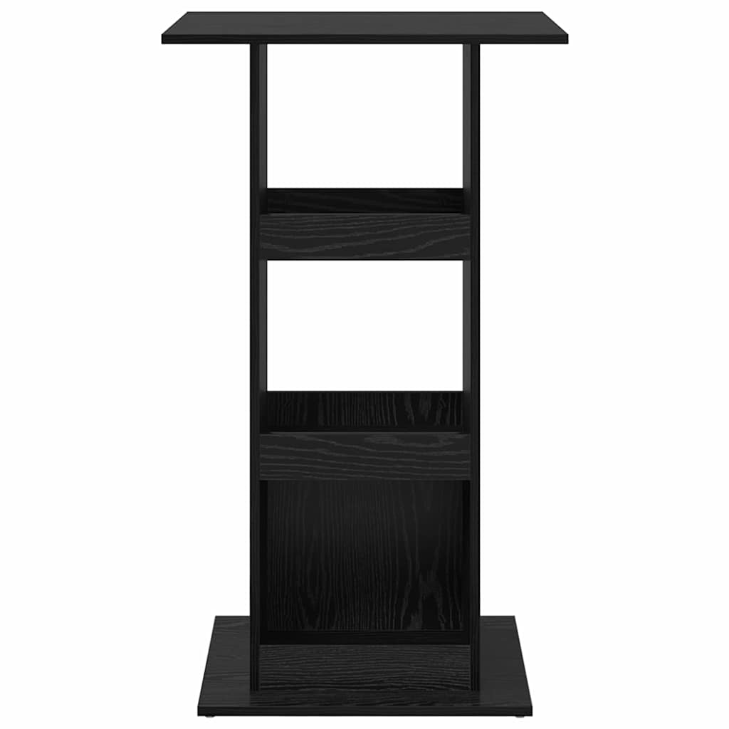 Bartisch Schwarze Eiche 60 x 60 x 100 cm Holzwerkstoff
