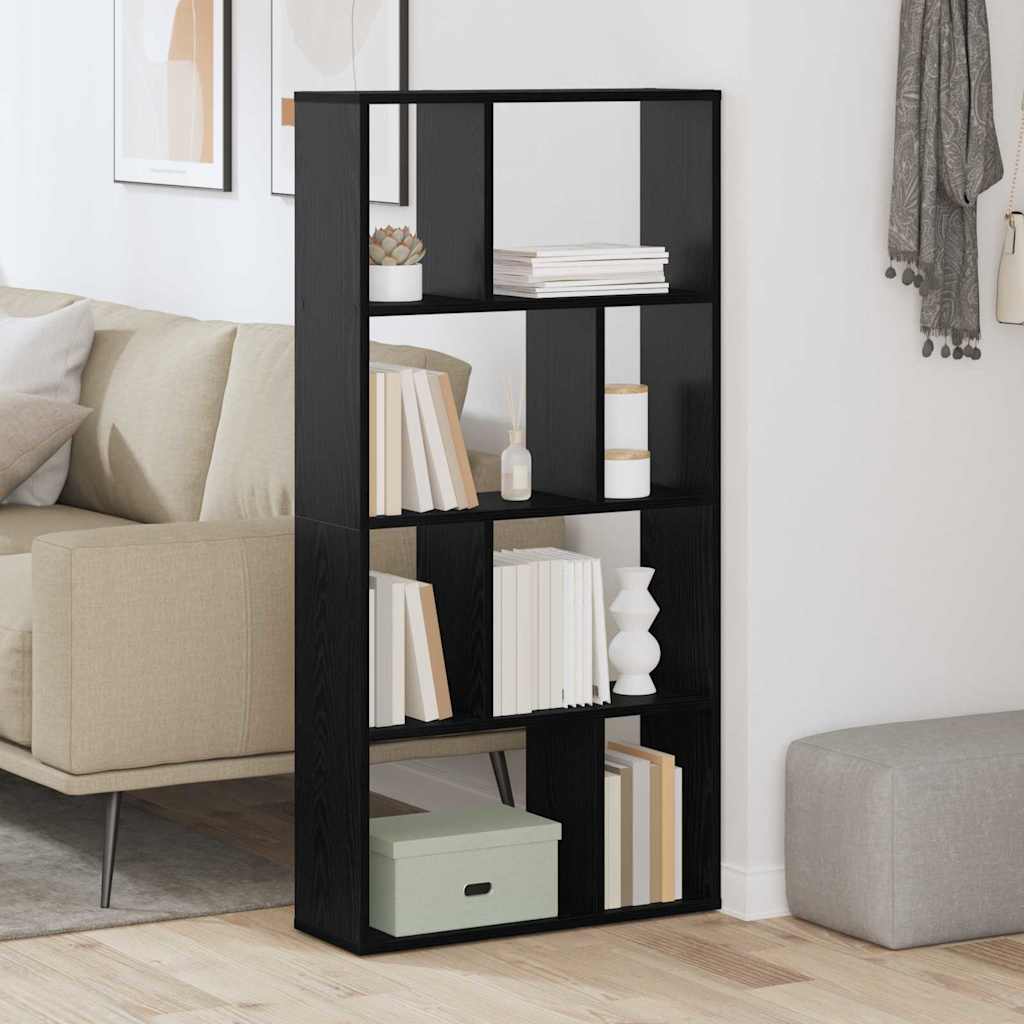 Bücherregal Schwarze Eiche 60 x 20 x 120 cm Holzwerkstoff