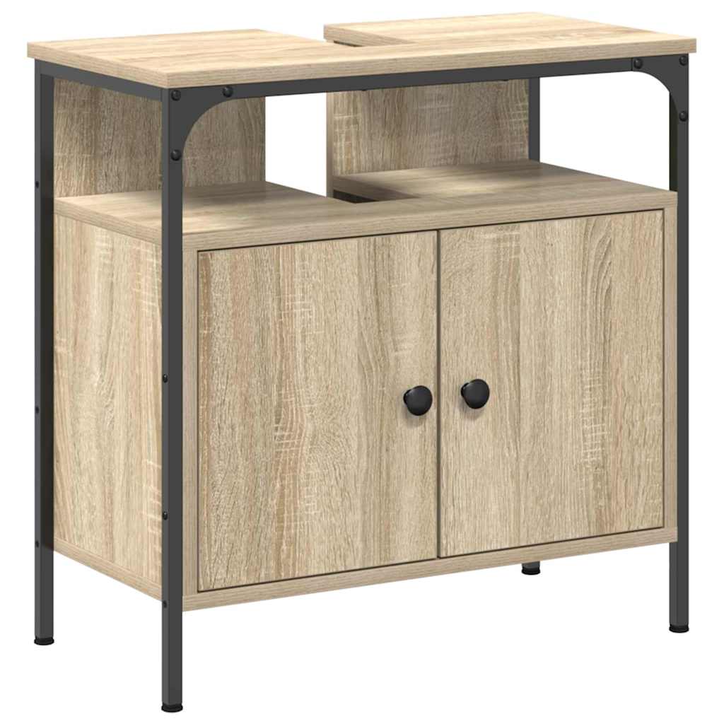 Badezimmermöbel Set 3 pcs Sonoma Eiche 33 x 33 x 185.5 cm