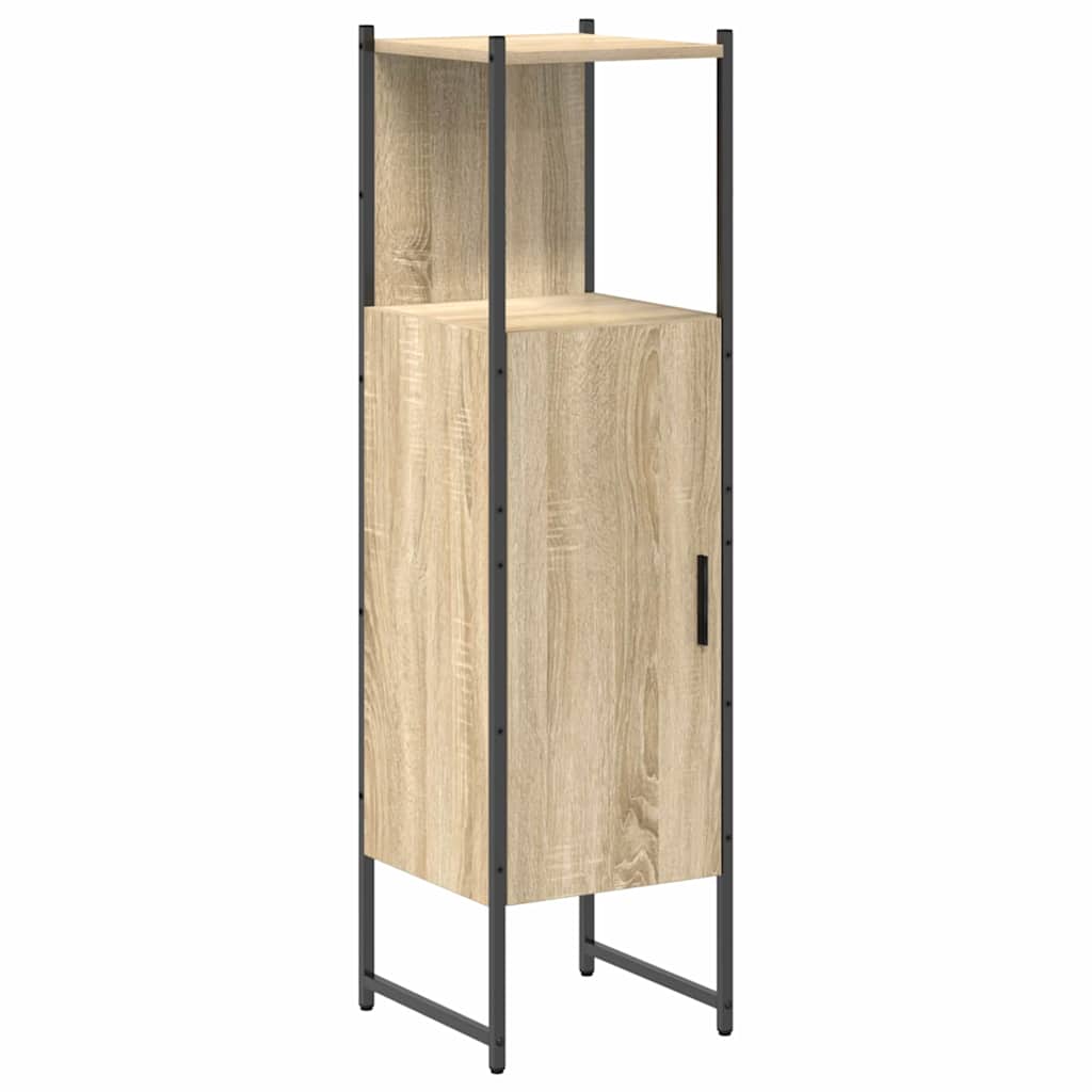 Badezimmermöbel Set 4 pcs Sonoma Eiche 33 x 33 x 185.5 cm