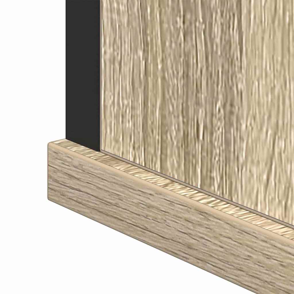 Badezimmermöbel Set 3 pcs Sonoma Eiche 33 x 33 x 185.5 cm