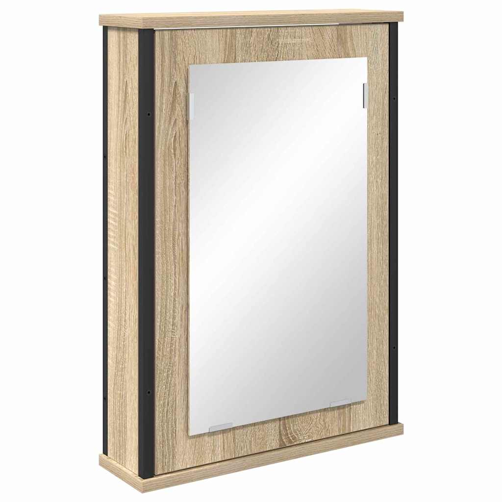 Badezimmermöbel Set 3 pcs Sonoma Eiche 33 x 33 x 185.5 cm