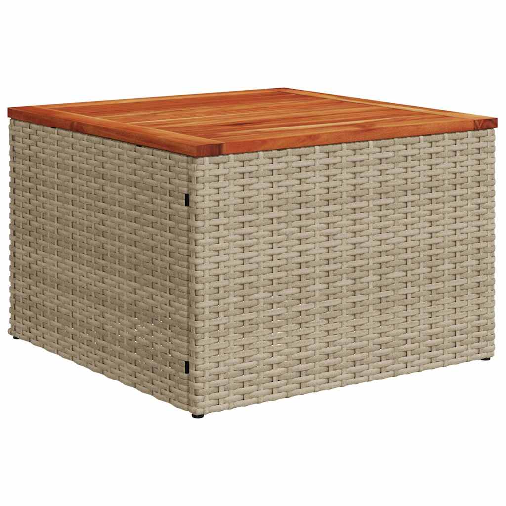 Garten-Sofa-Set mit Kissen 5 pcs Beige, Creme 55 x 55 x 37 cm