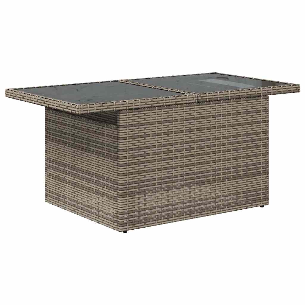 Garten-Sofa-Set Manuell 8 pcs Grau 100 x 55 x 73 cm Poly Rattan
