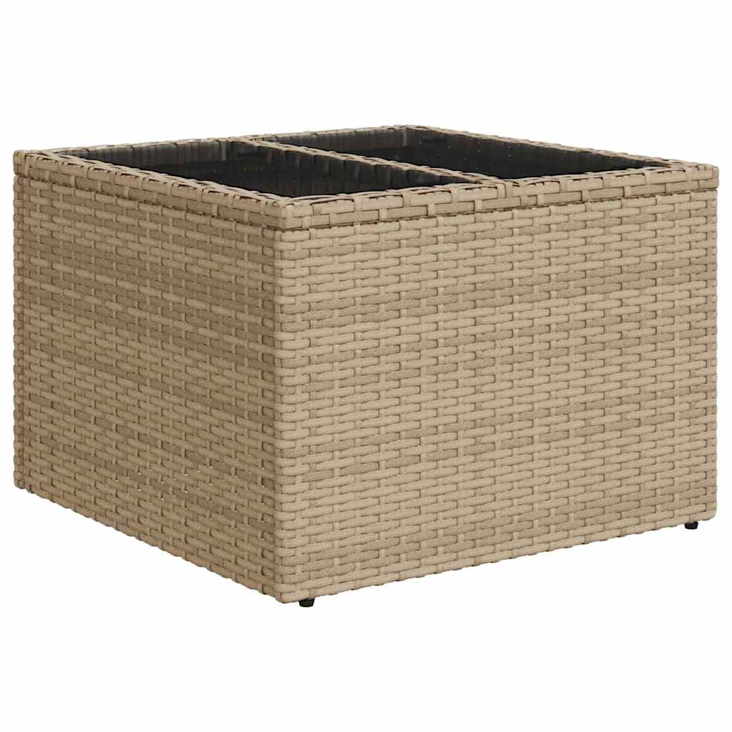 Garten-Sofa-Set 8 pcs Beige und Creme 297,5 x 132,5 x 85 cm
