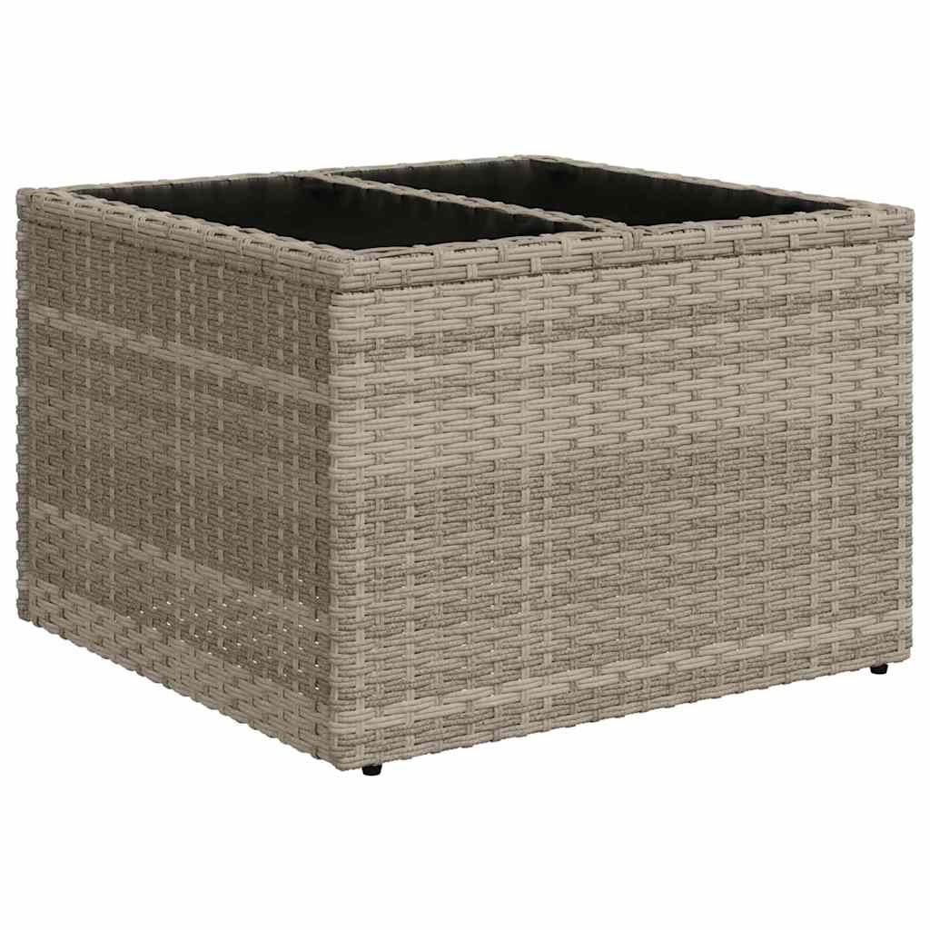 Garten-Sofa-Set mit Kissen 8 pcs Hellgrau 297,5 x 132,5 x 85 cm