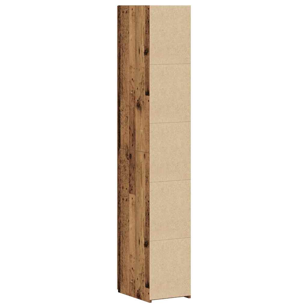 Hochboard Altholz 30 x 42.5 x 185 cm Holzwerkstoff