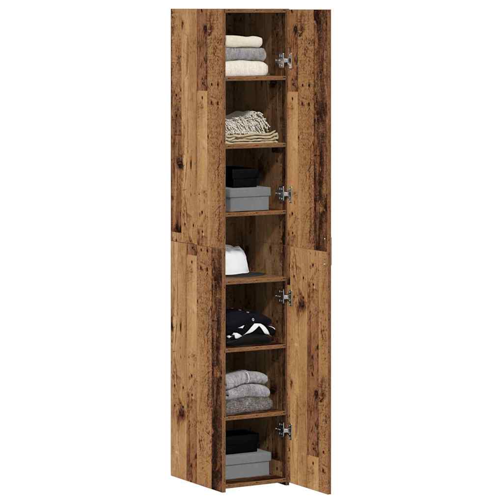 Hochboard Altholz 30 x 42.5 x 185 cm Holzwerkstoff