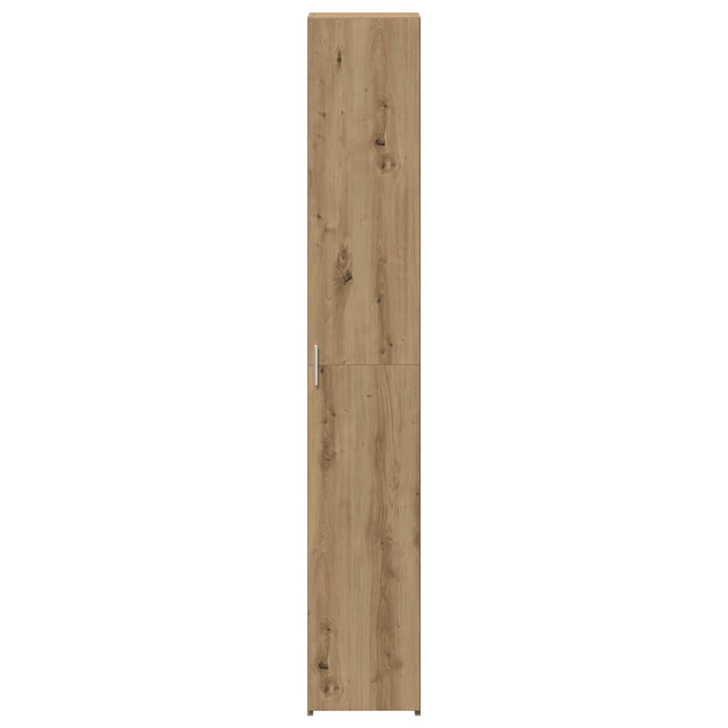 Hochboard Eiche handwerklich 30 x 42.5 x 185 cm Holzwerkstoff