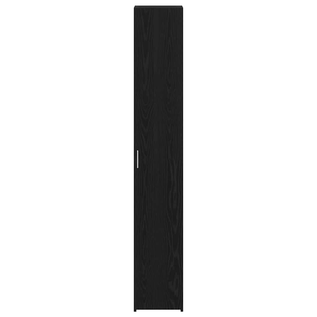 Hochboard Schwarze Eiche 30 x 42.5 x 185 cm Holzwerkstoff