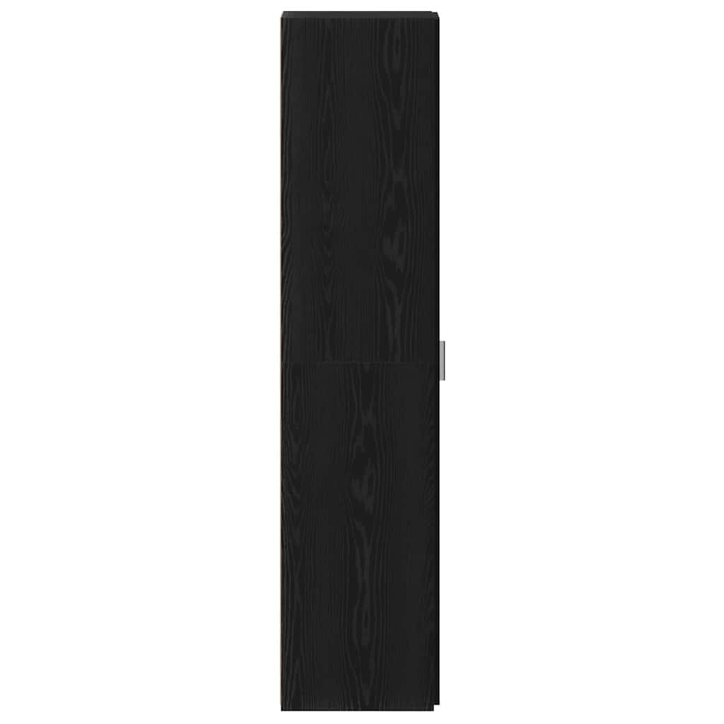Hochboard Schwarze Eiche 30 x 42.5 x 185 cm Holzwerkstoff