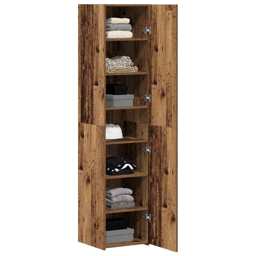Highboard Altholz 40x42.5x185 cm Holzwerkstoff