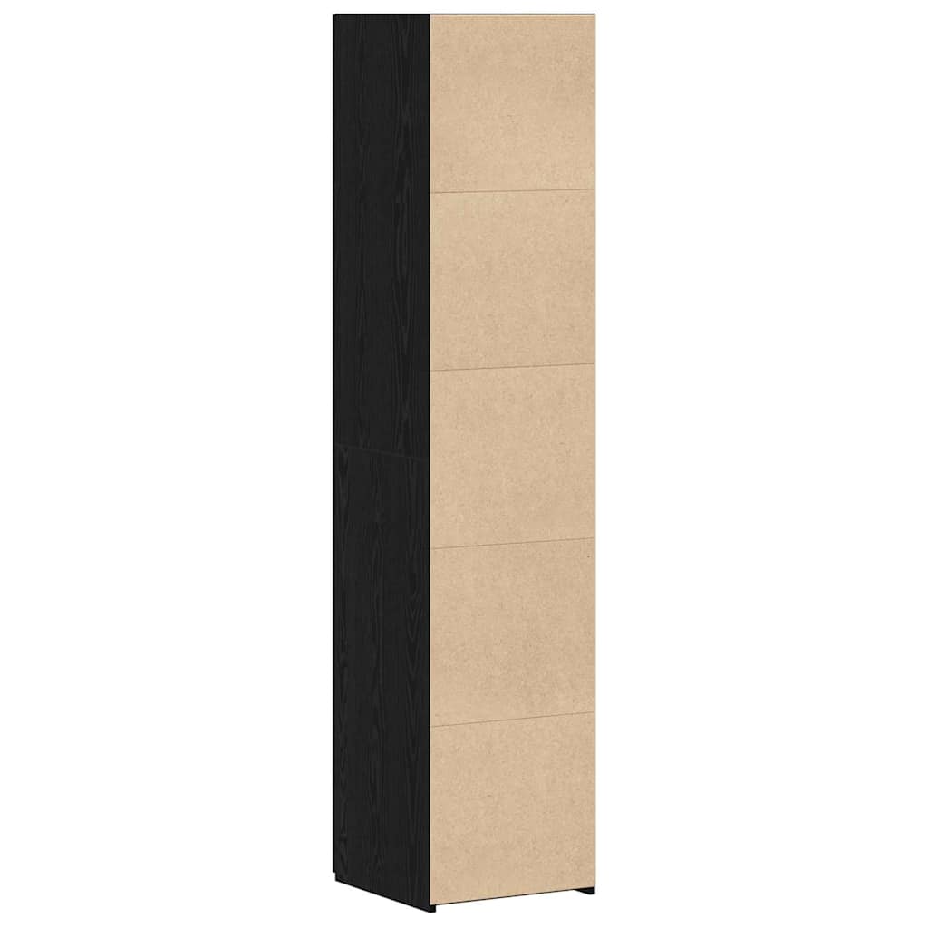 Highboard Schwarze Eiche 40x42.5x185 cm Spanplatte