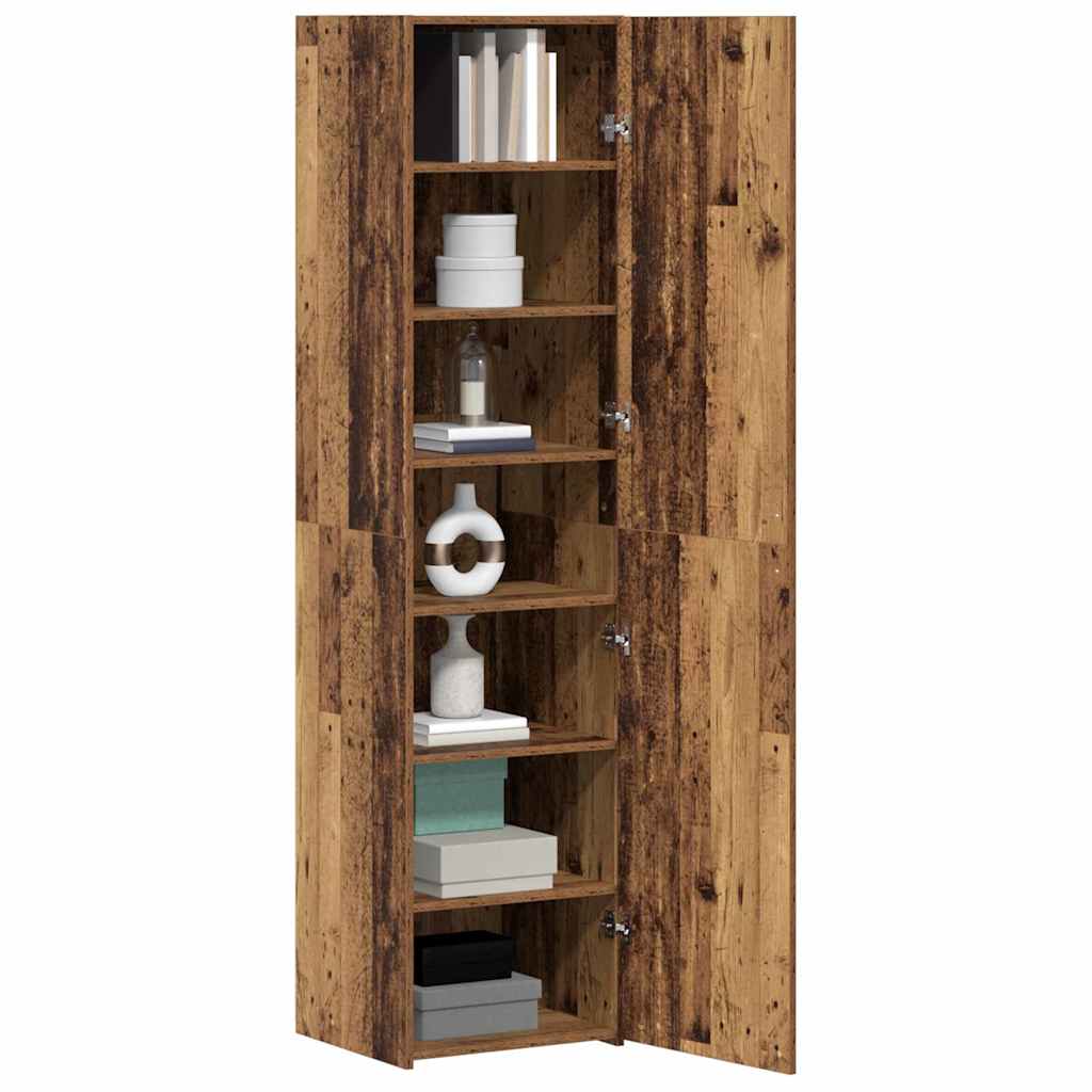 Highboard Altholz 45x42.5x185 cm MDF
