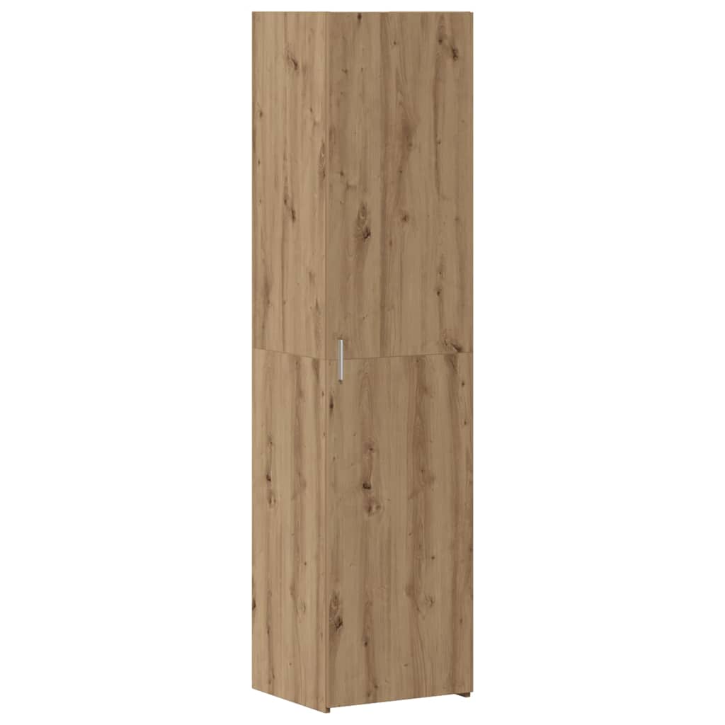 Highboard Eichenholz 45x42.5x185 cm Holzwerkstoff