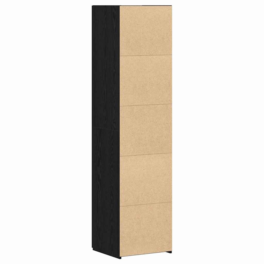 Hochboard Schwarze Eiche 45x42.5x185 cm Holzwerkstoff