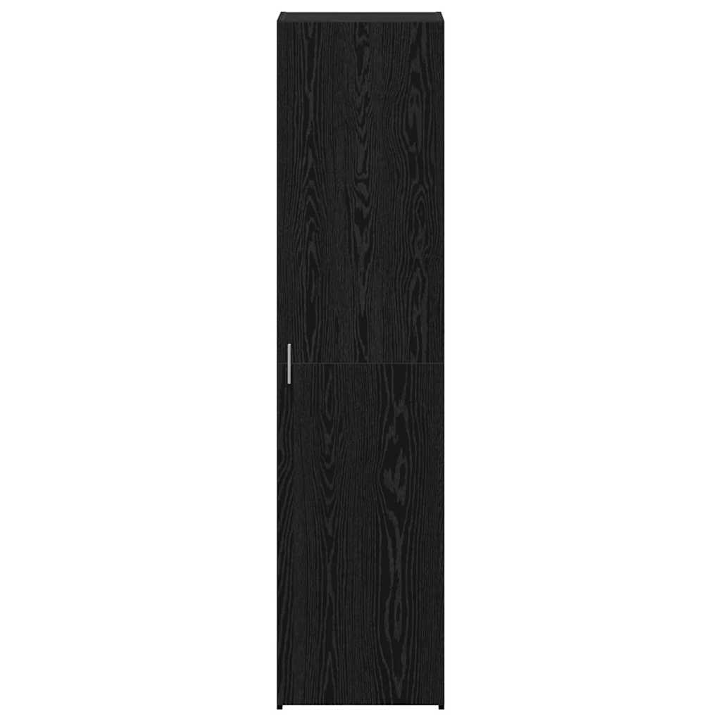 Hochboard Schwarze Eiche 45x42.5x185 cm Holzwerkstoff