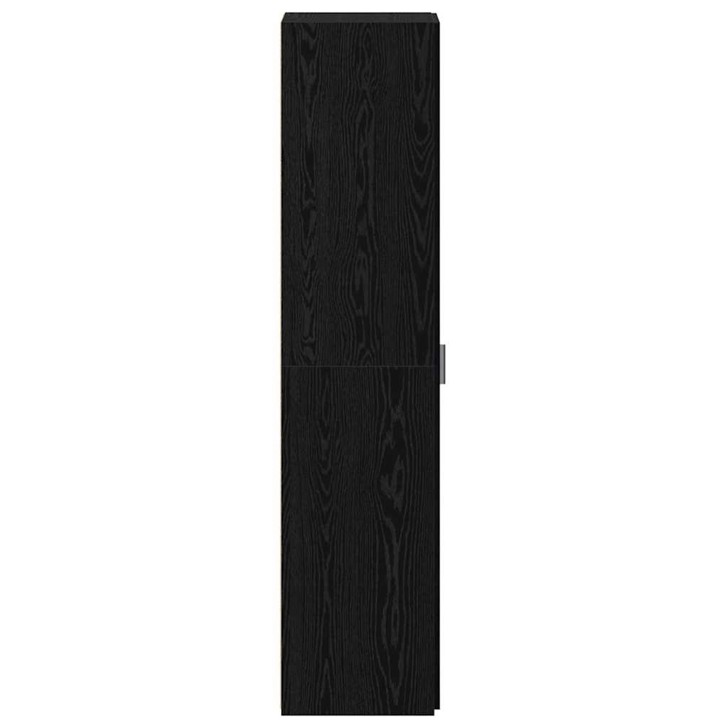 Hochboard Schwarze Eiche 45x42.5x185 cm Holzwerkstoff