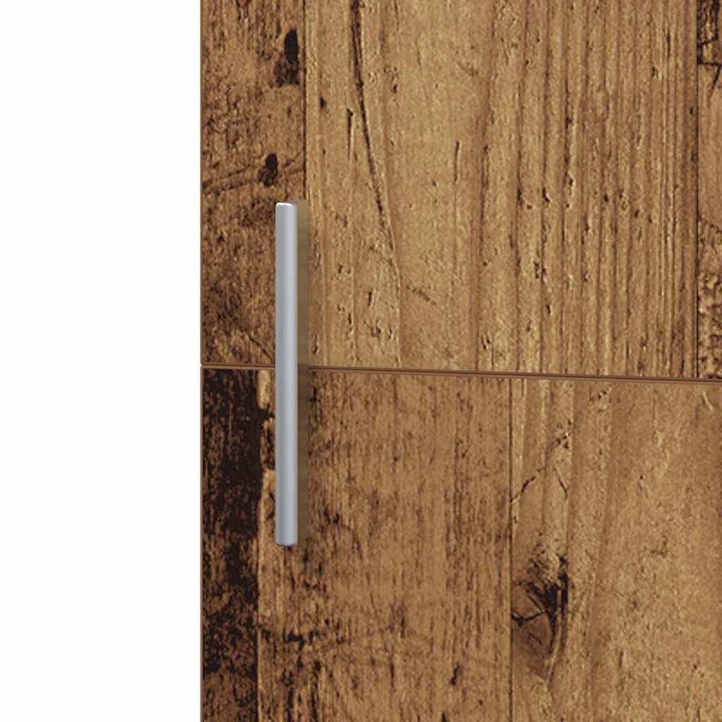 Hochschrank Altes Holz 50x42.5x185 cm Holzwerkstoff
