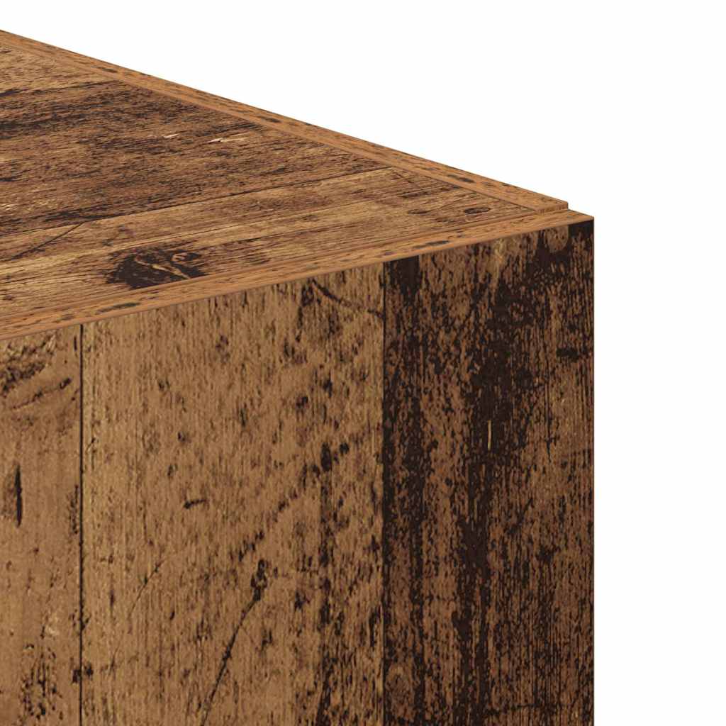 Hochschrank Altes Holz 50x42.5x185 cm Holzwerkstoff