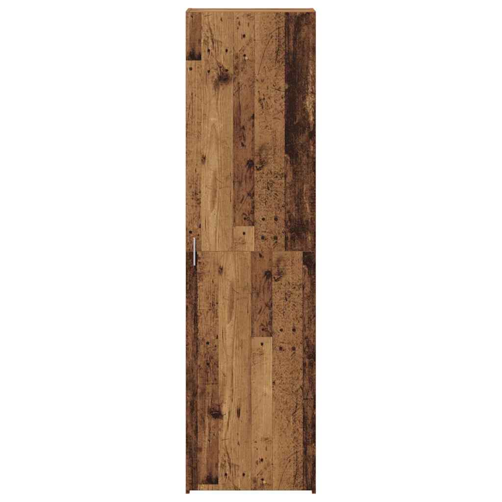 Hochschrank Altes Holz 50x42.5x185 cm Holzwerkstoff