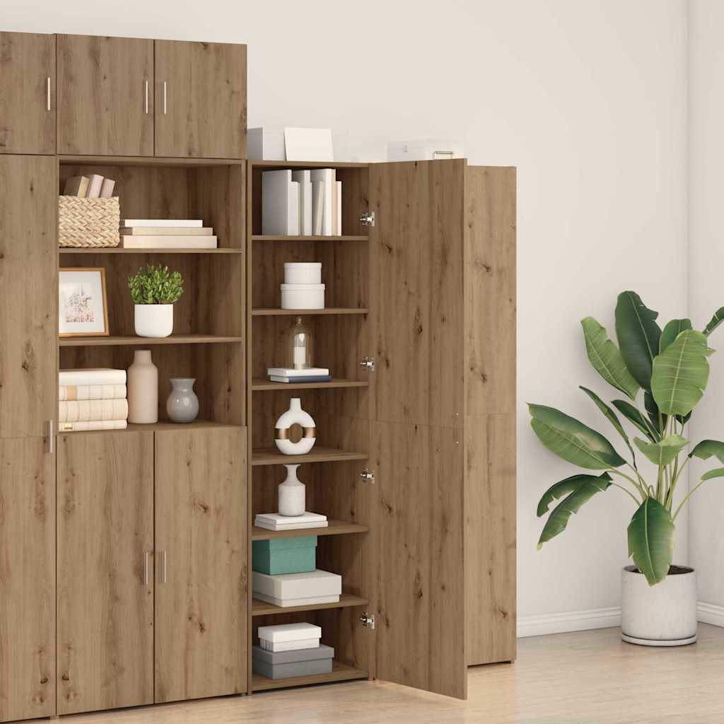 Highboard Kunsthandwerk Eiche 50x42.5x185 cm Ingenieurs Holz