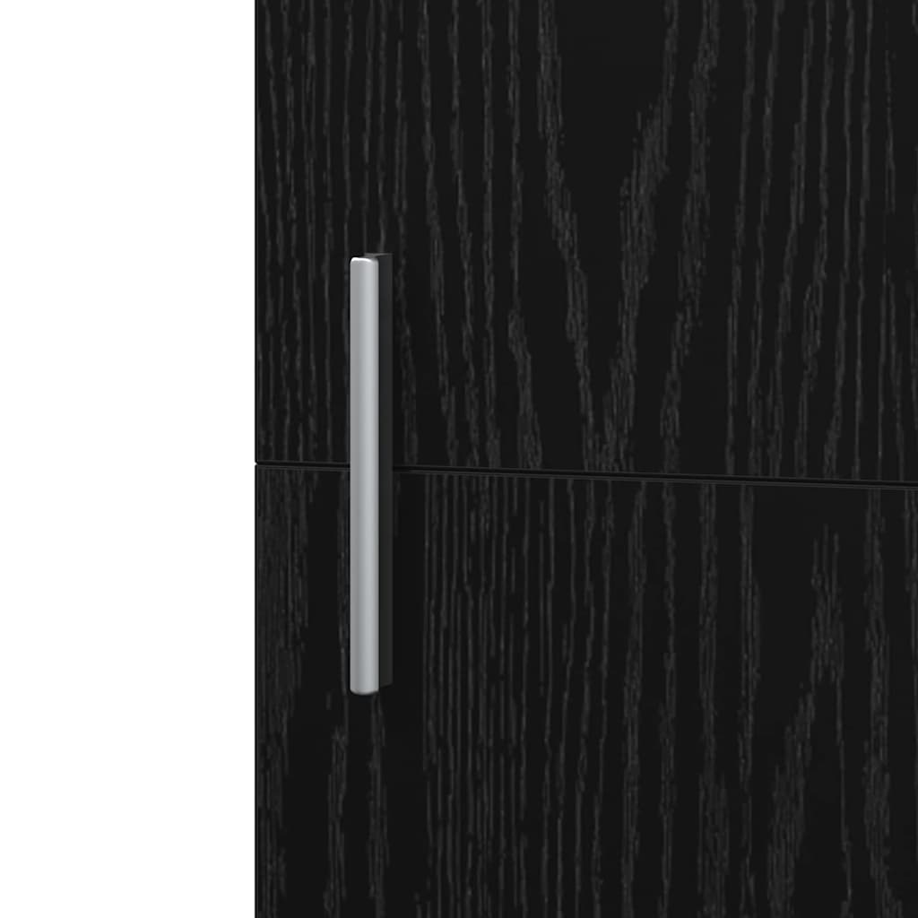 Highboard Schwarze Eiche 50x42.5x185 cm