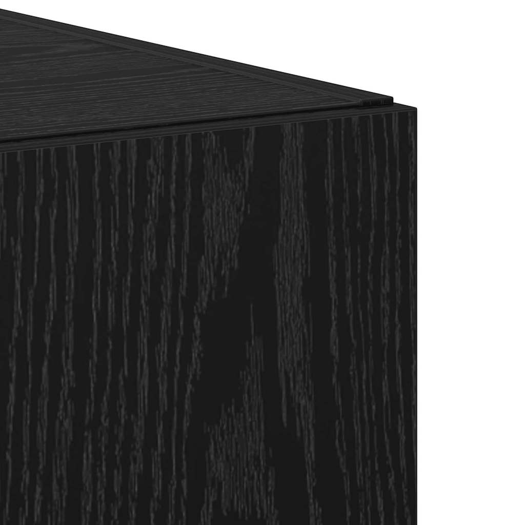 Highboard Schwarze Eiche 50x42.5x185 cm