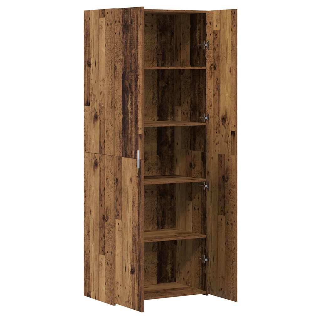 Hochboard Altholz 70 x 42.5 x 185 cm Holzwerkstoff