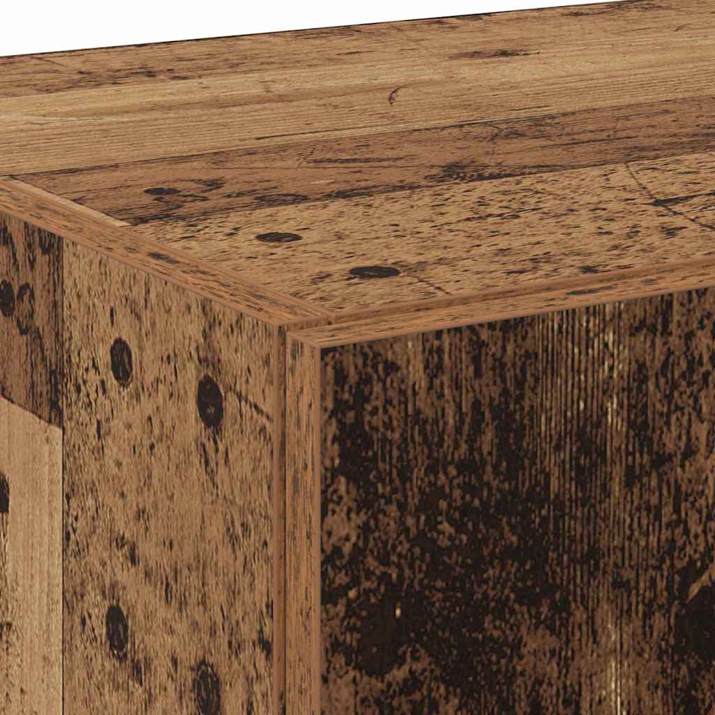 Hochboard Altholz 70 x 42.5 x 185 cm Holzwerkstoff