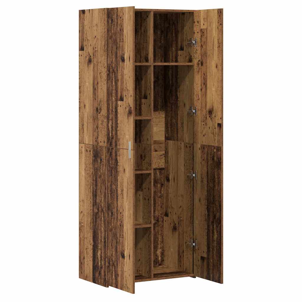 Hochboard Altholz 70 x 42.5 x 185 cm Holzwerkstoff