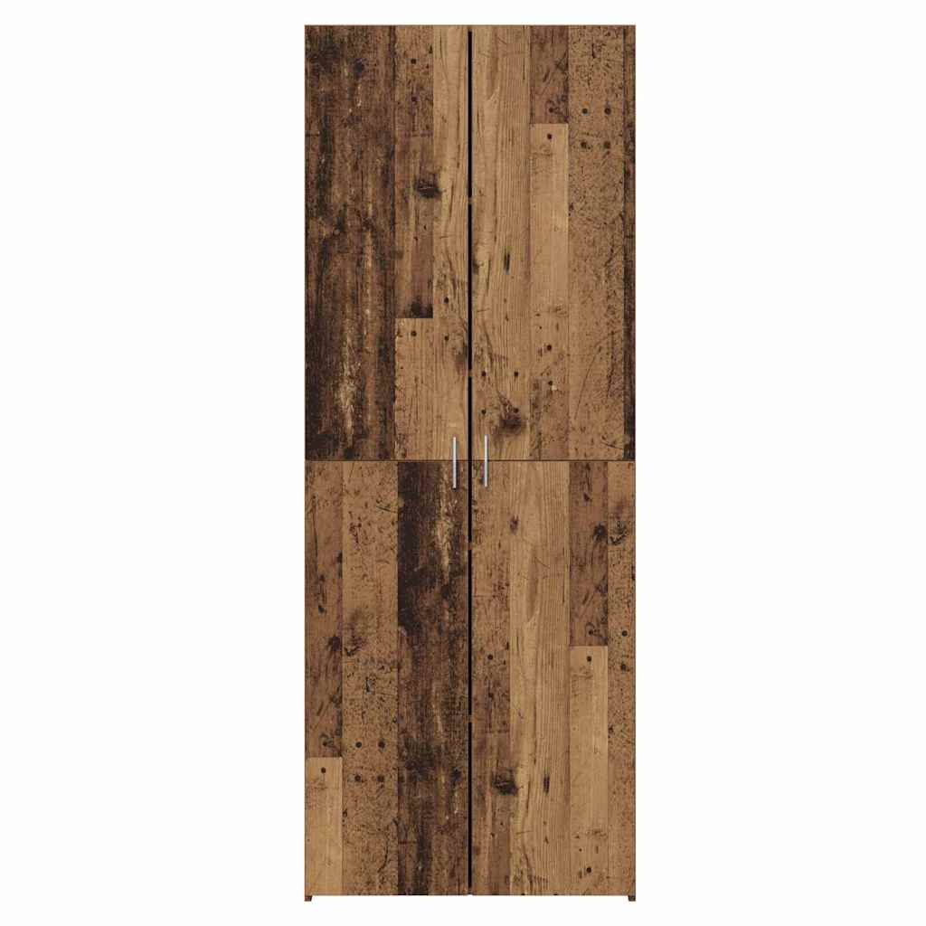 Hochboard Altholz 70 x 42.5 x 185 cm Holzwerkstoff