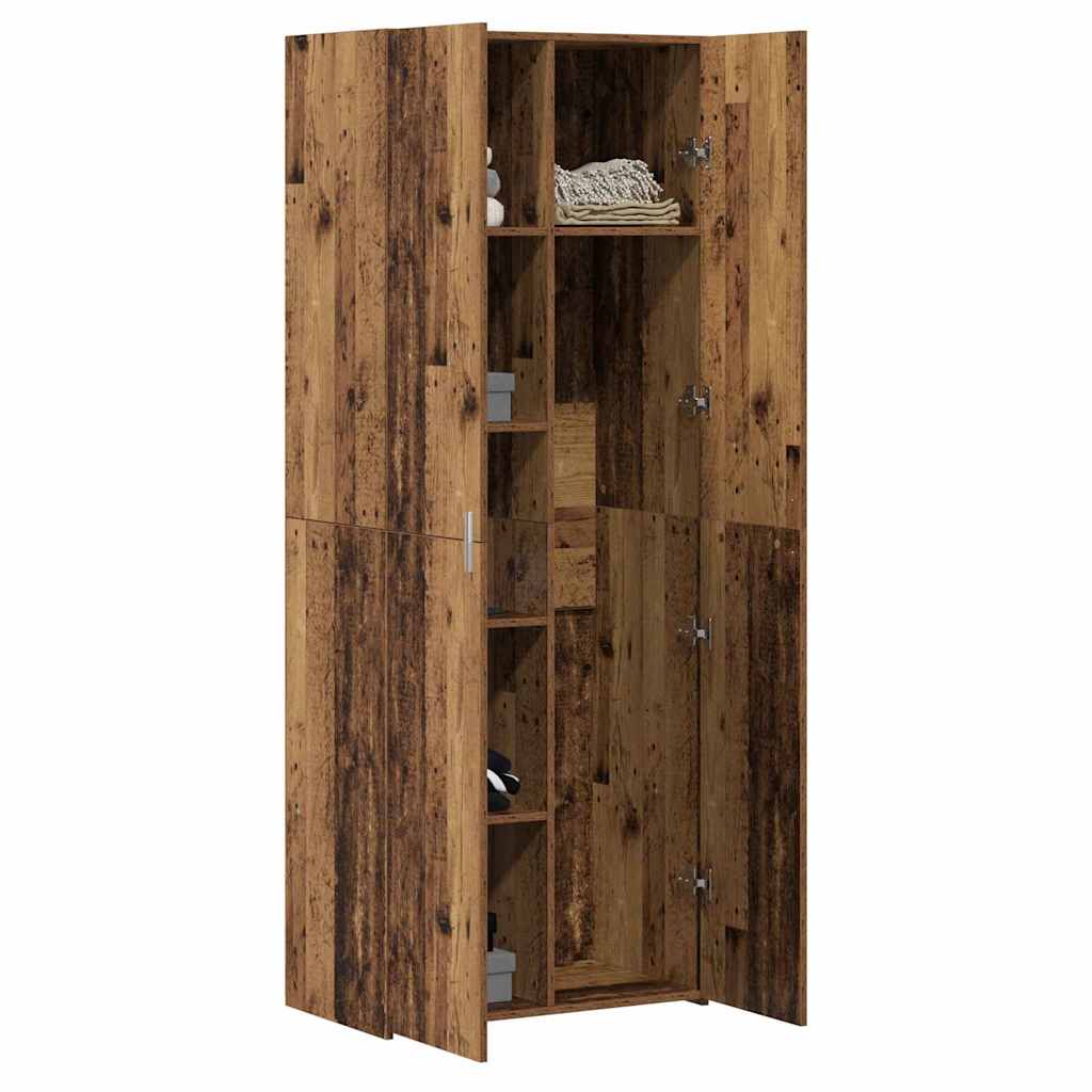 Hochboard Altholz 70 x 42.5 x 185 cm Holzwerkstoff