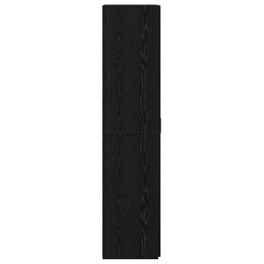 Hochboard Schwarze Eiche 70 x 42.5 x 185 cm Holzwerkstoff