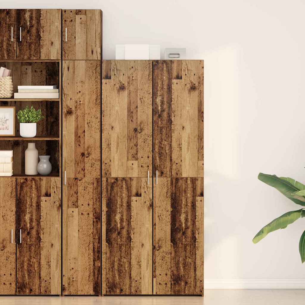 Highboard Altholz 40x42.5x185 cm Spanplatte