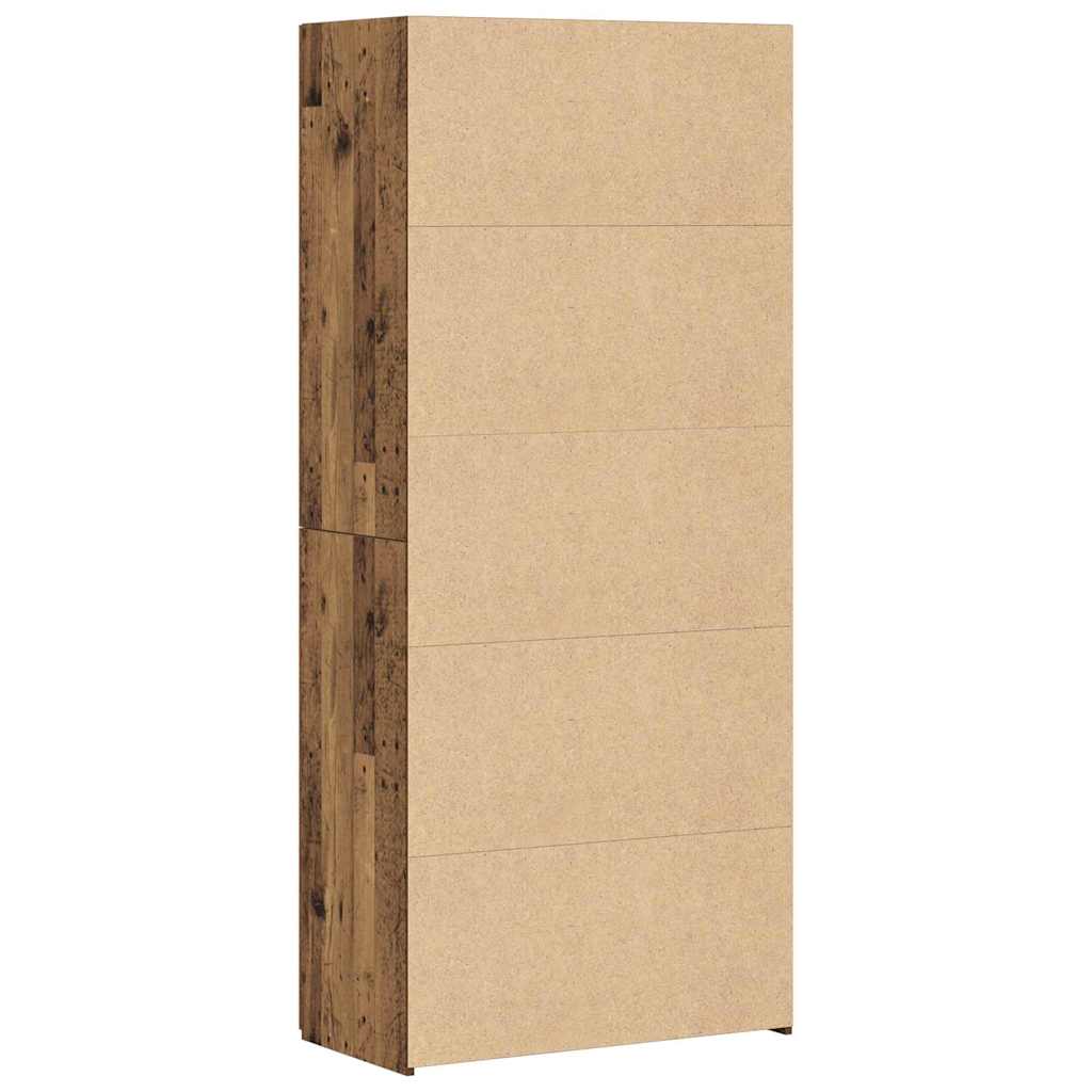 Highboard Altholz 40x42.5x185 cm Spanplatte