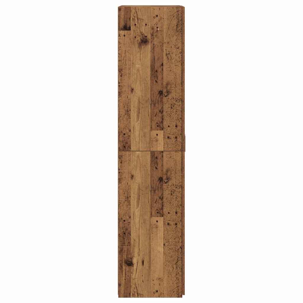 Highboard Altholz 40x42.5x185 cm Spanplatte