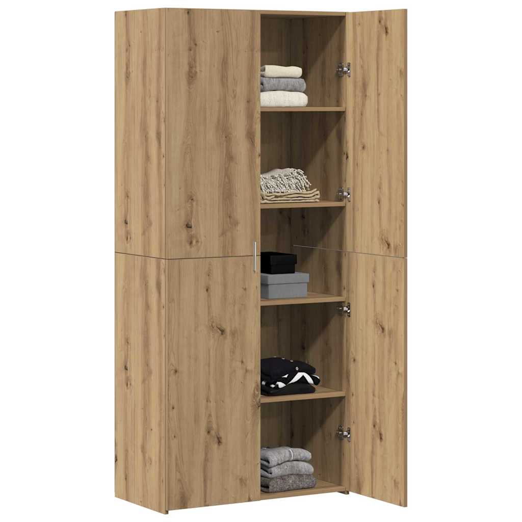 Hochboard Artisan Eiche 40x42.5x185 cm Holzwerkstoff