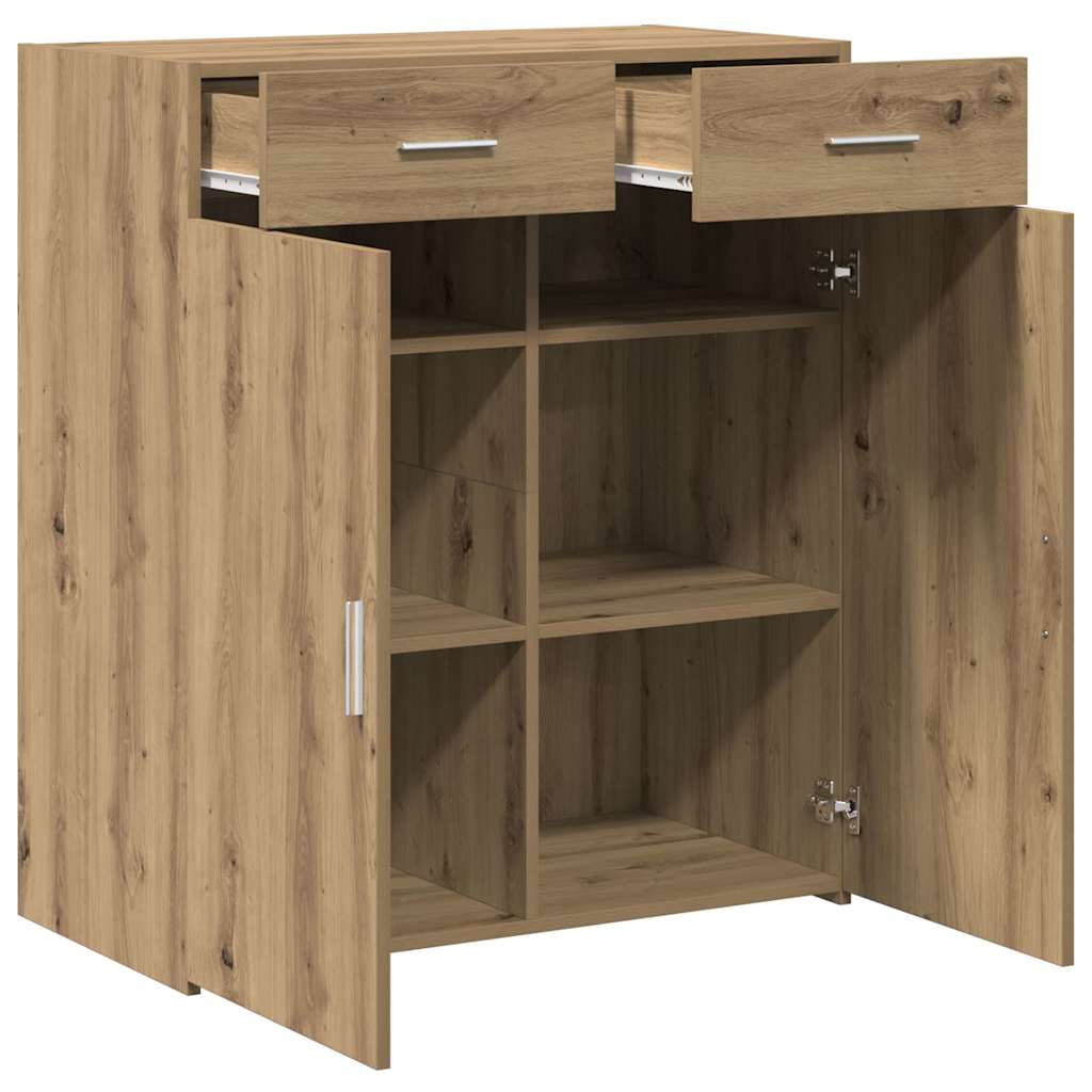 Badschrank Eiche handwerklich 80 x 42,5 x 93,5 cm Holzwerkstoff