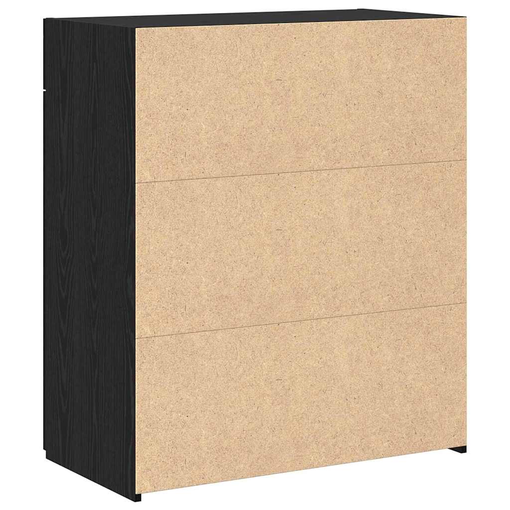 Badschrank Schwarze Eiche 80 x 42,5 x 93,5 cm Holzwerkstoff