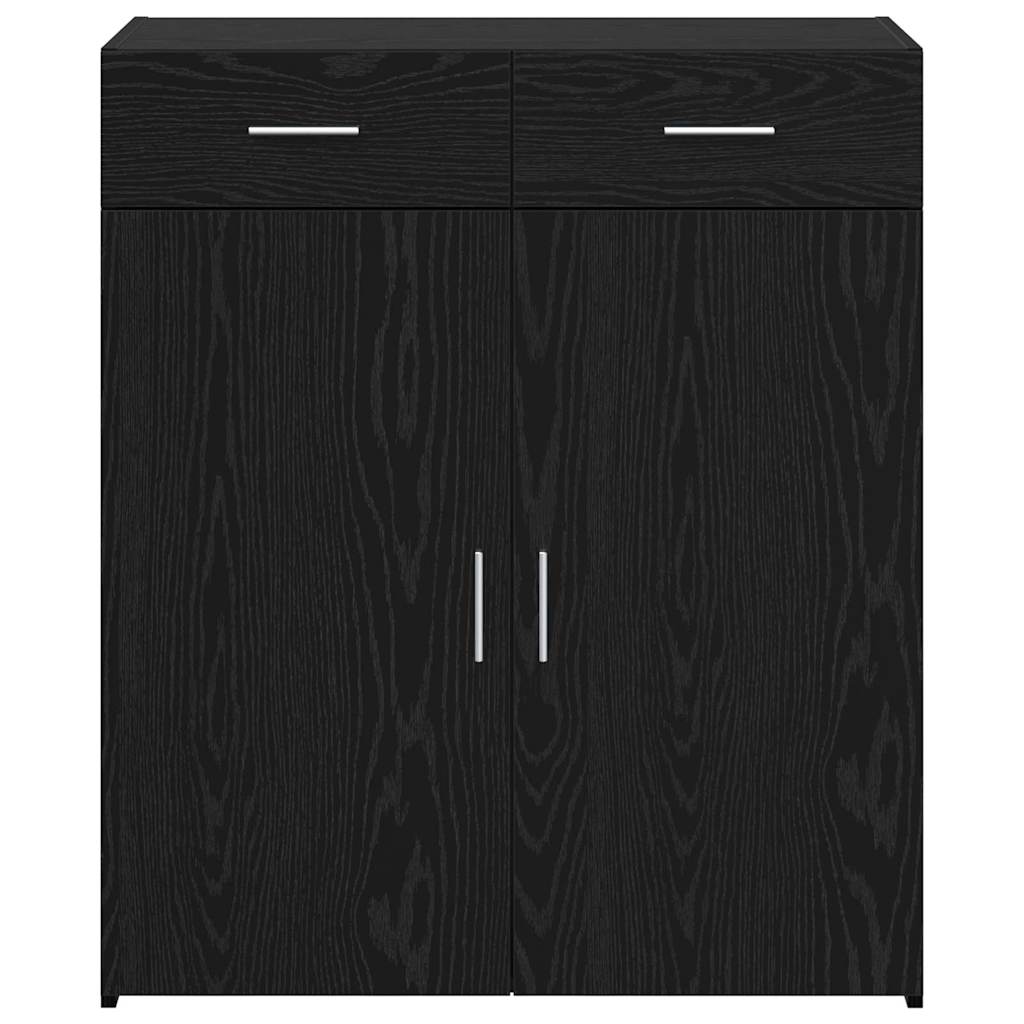 Badschrank Schwarze Eiche 80 x 42,5 x 93,5 cm Holzwerkstoff