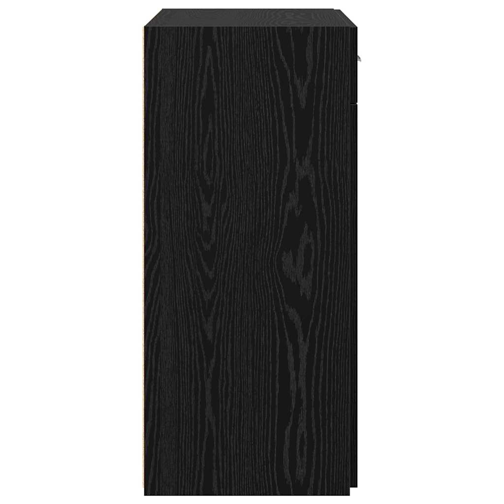 Badschrank Schwarze Eiche 80 x 42,5 x 93,5 cm Holzwerkstoff